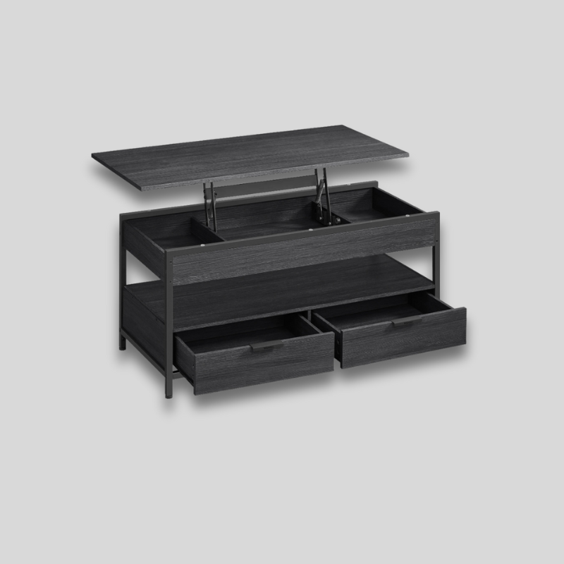 Table basse modulable et relevable