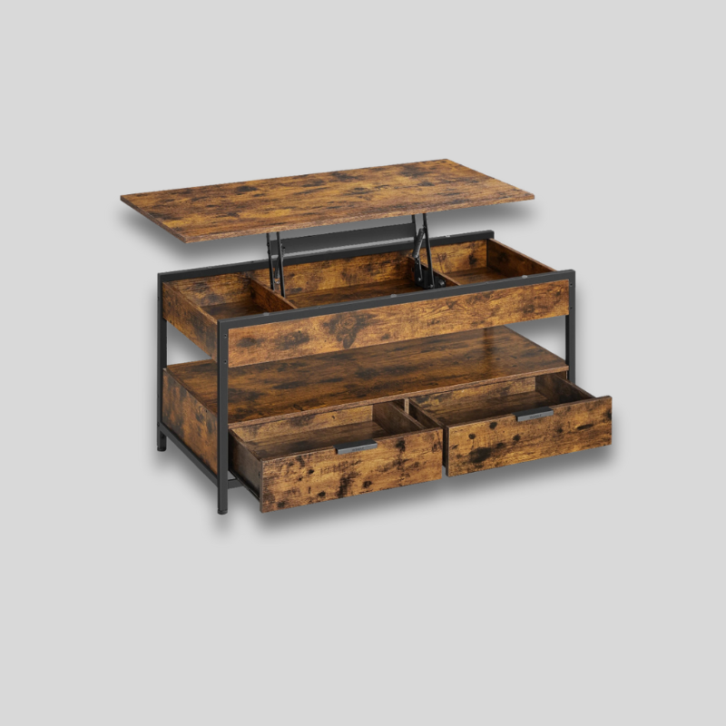 Table basse modulable et relevable