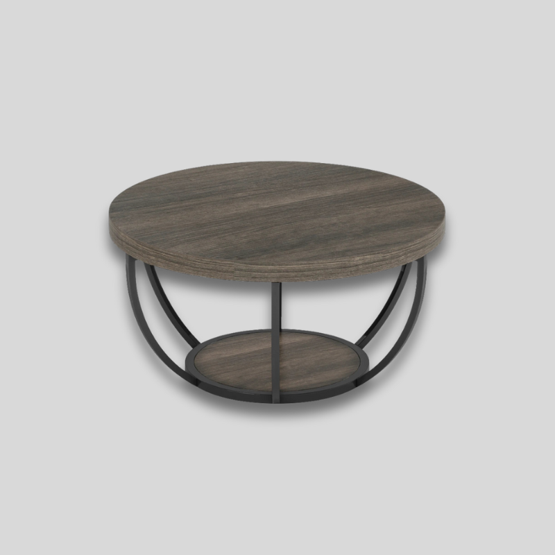 Table basse bois industriel