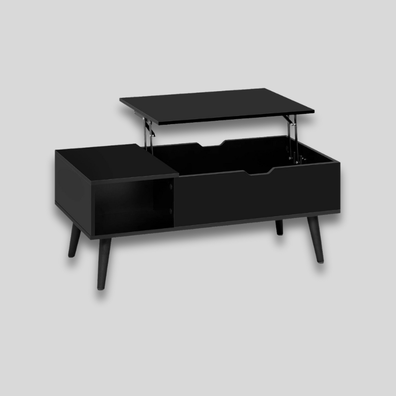 Table basse avec plateau relevable