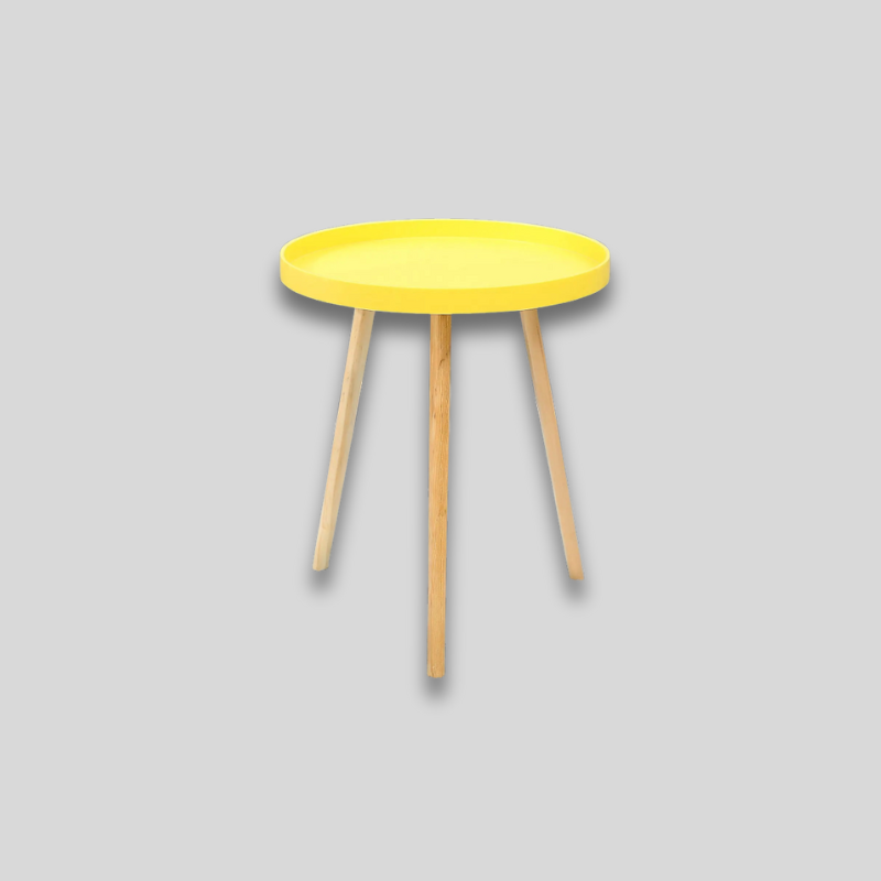 Petite table basse de jardin | Jaune