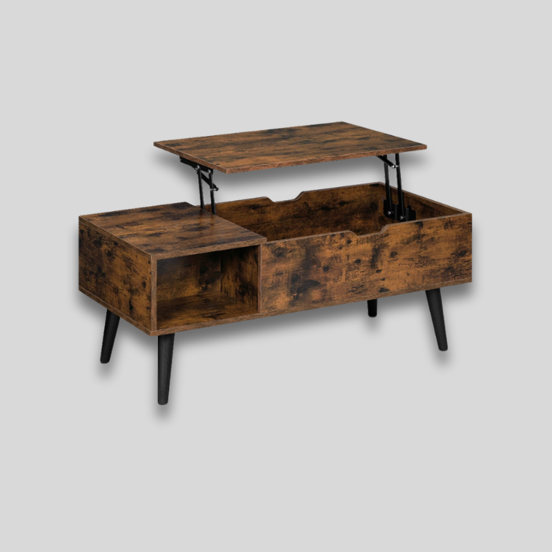 Table basse avec plateau relevable