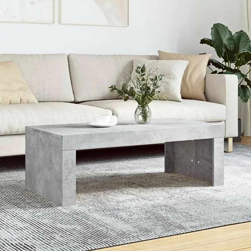 Table basse béton ciré
