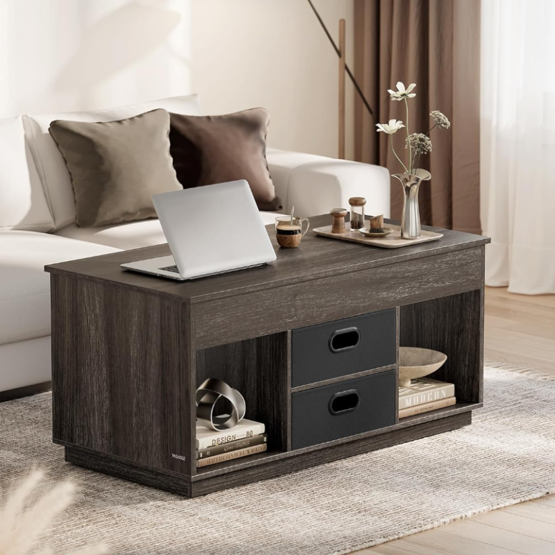 Table basse relevable scandinave