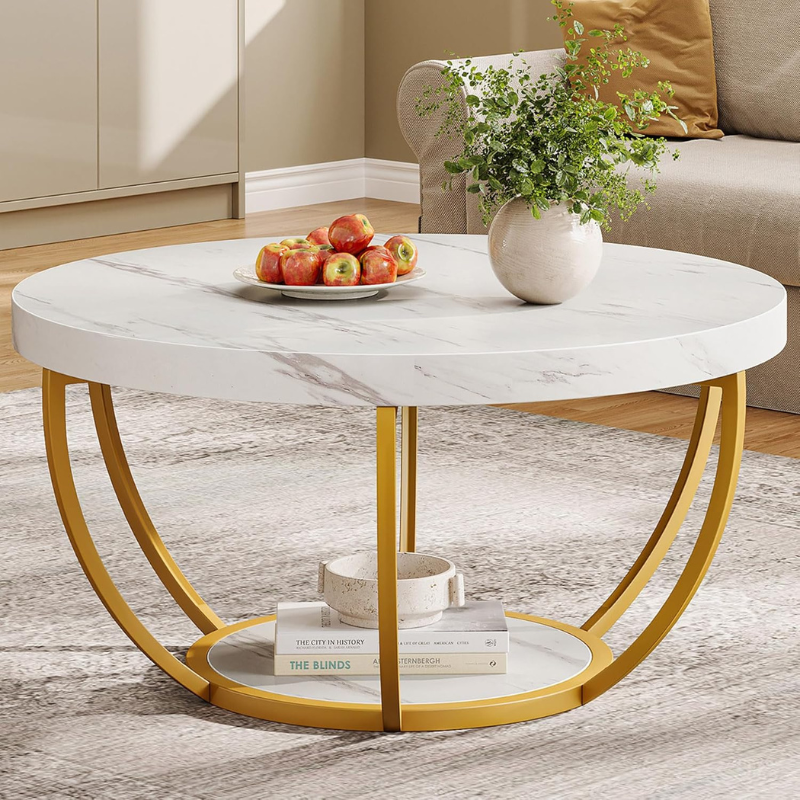 Table basse bois industriel