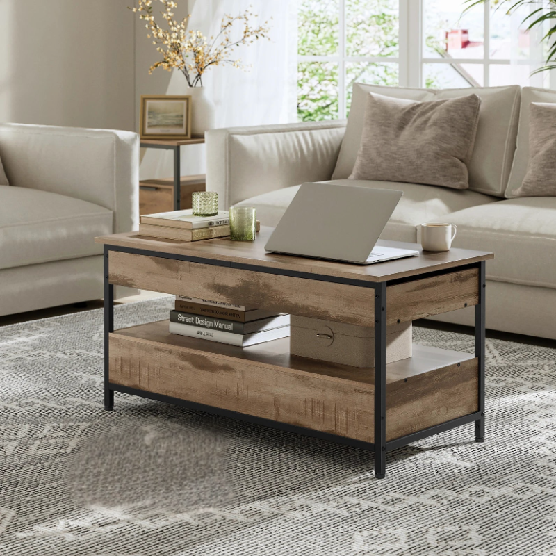 Table basse modulable et relevable