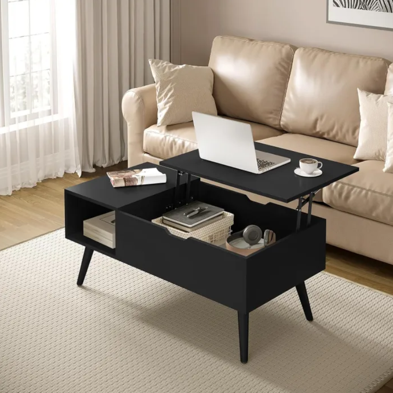 Table basse avec plateau relevable