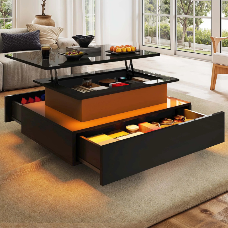 Table basse relevable design