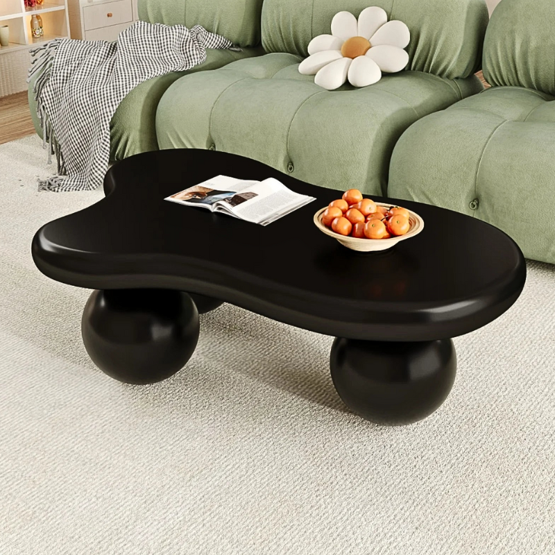 Table basse nuage design noire