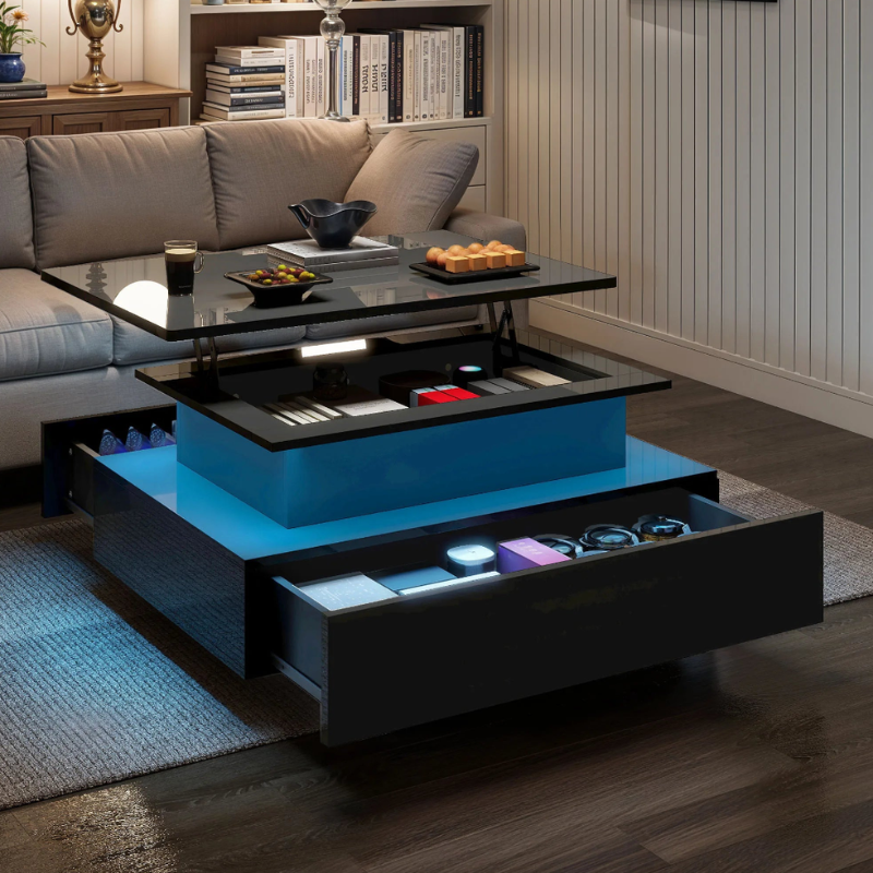 Table basse relevable design