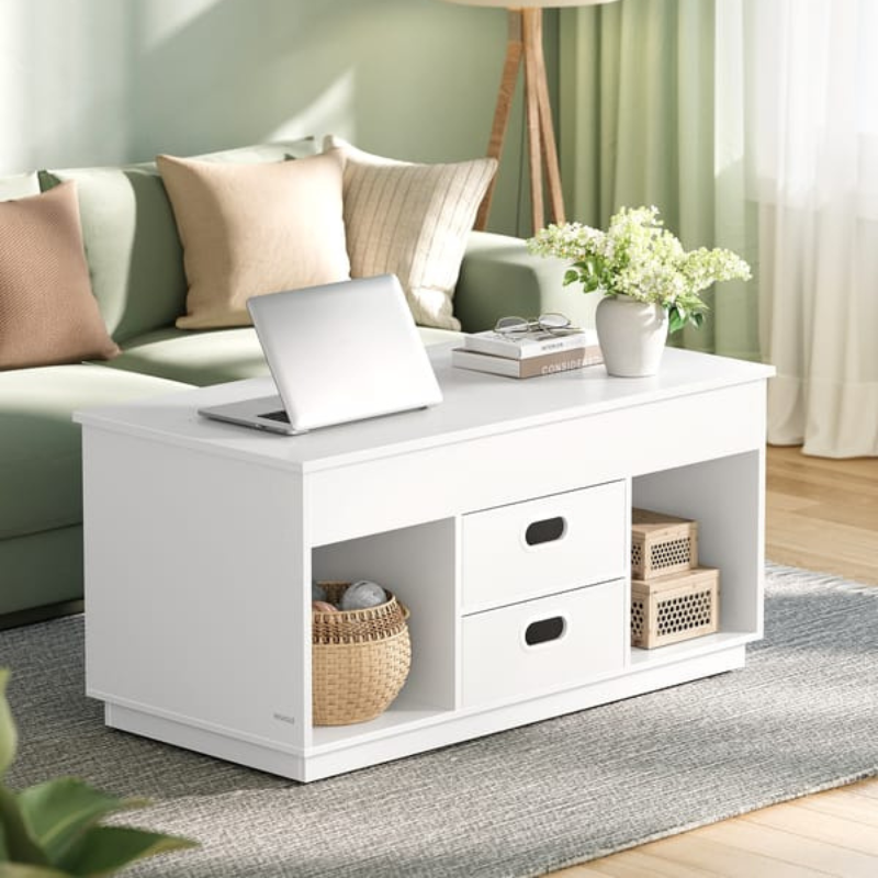 Table basse relevable scandinave