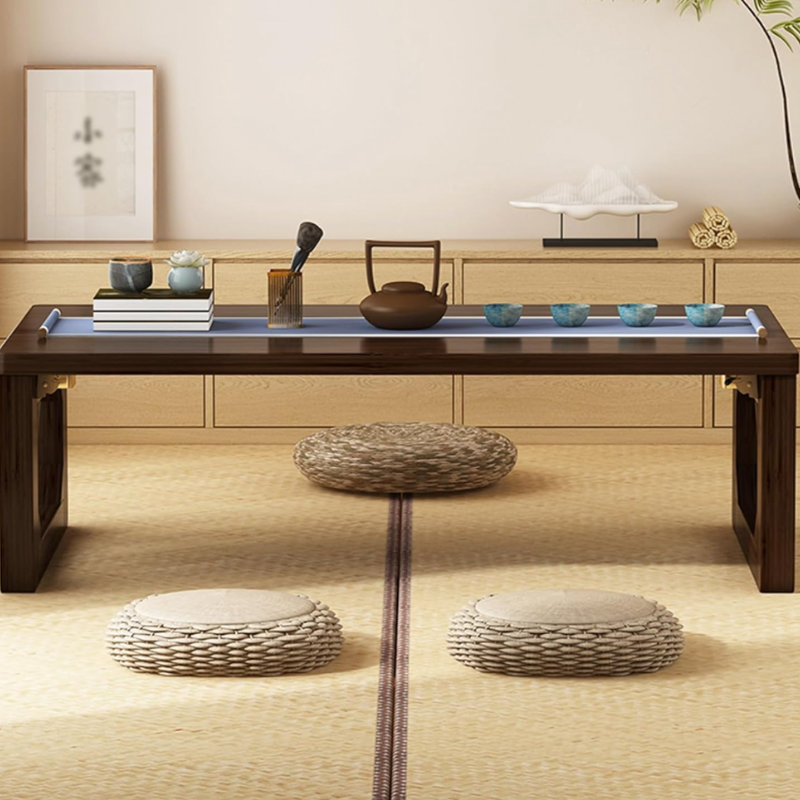 Table basse rectangulaire bois massif japonaise