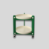 Table basse roulette