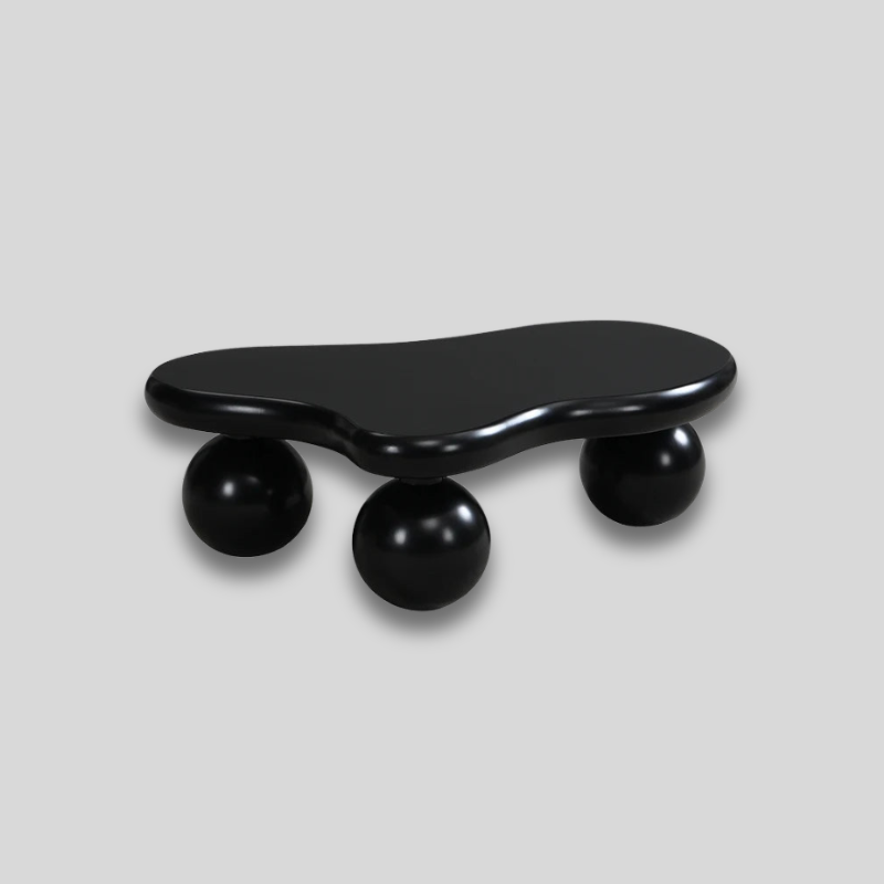 Table basse nuage design noire